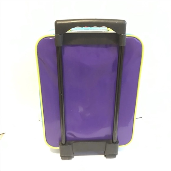 Vintage 1990’s Teletubbies Roll Suitcase 4 Tubbies - Picture 7 of 13